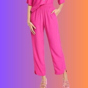 a new day Women's Cropped Pants in Vibrant Pink